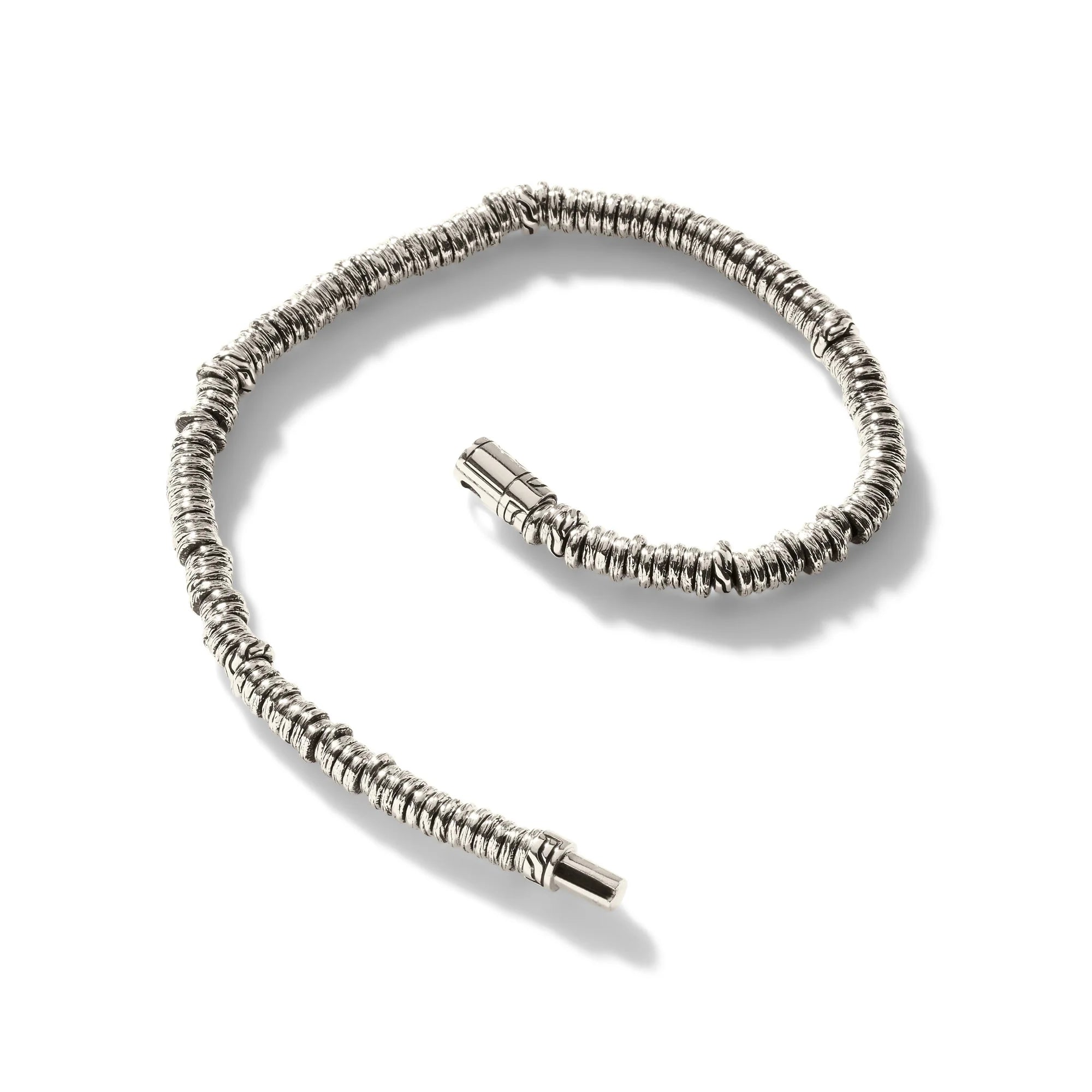 Heishi Bracelet, Sterling Silver, 4MM