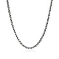Box Chain Necklace, Sterling Silver, 6MM